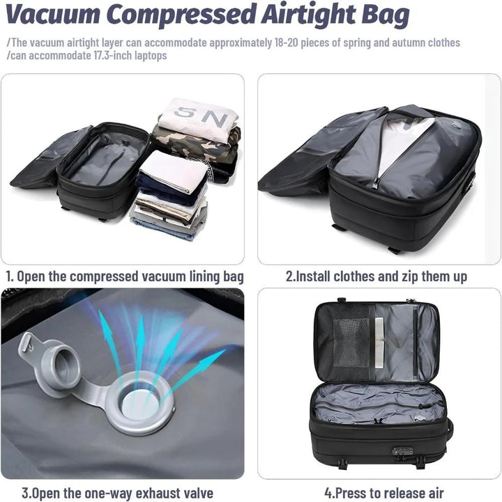 AIRVAC – The Smart Travel Compression Backpack - Williams Brothers