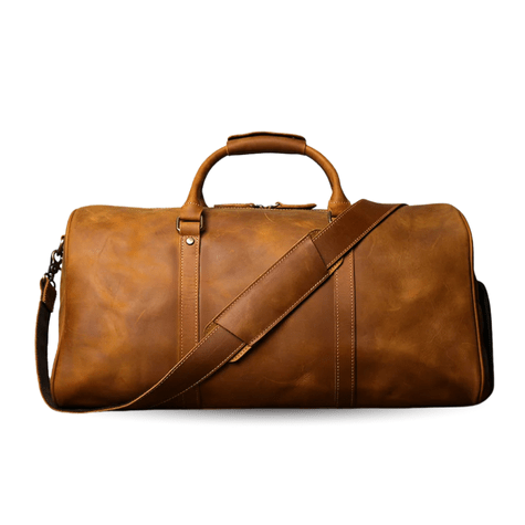 Duffle Bag Heritage - Williams Brothers
Side view of a brown leather duffle style travel bag, highlighting its versatile shoulder strap, on a white background.
https://williamsbrothers.com.au