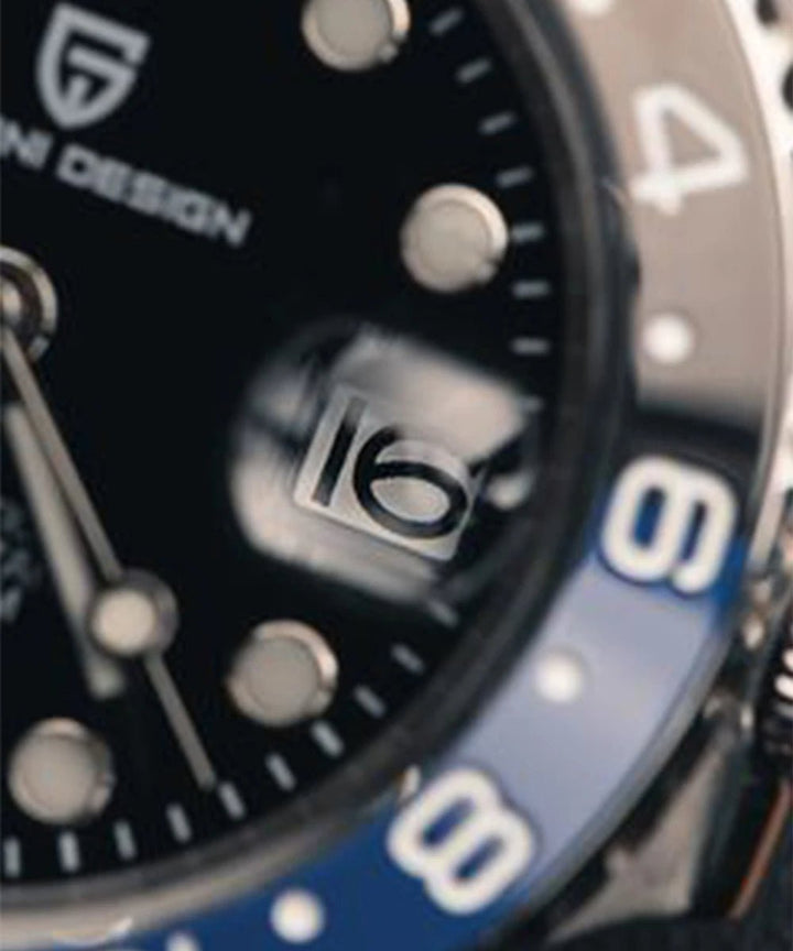 Horizon Automatic Black & Blue Watch - Williams Brothers