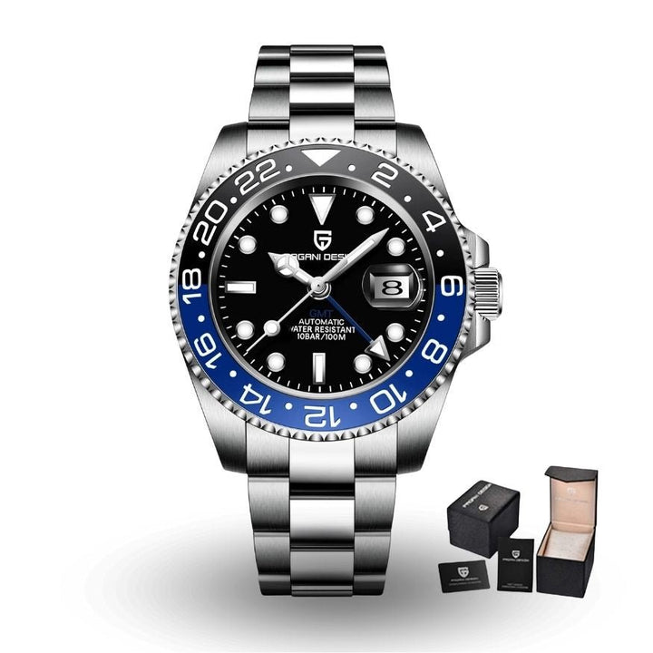 Horizon Automatic Black & Blue Watch - Williams Brothers