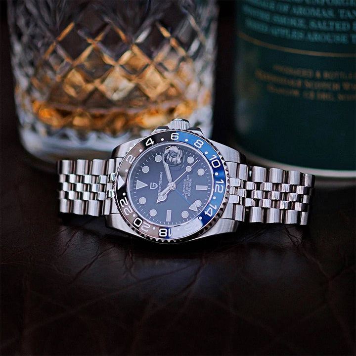 Horizon Automatic Black & Blue Watch - Williams Brothers