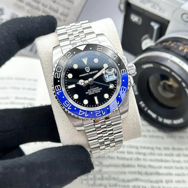Horizon Automatic Black & Blue Watch - Williams Brothers