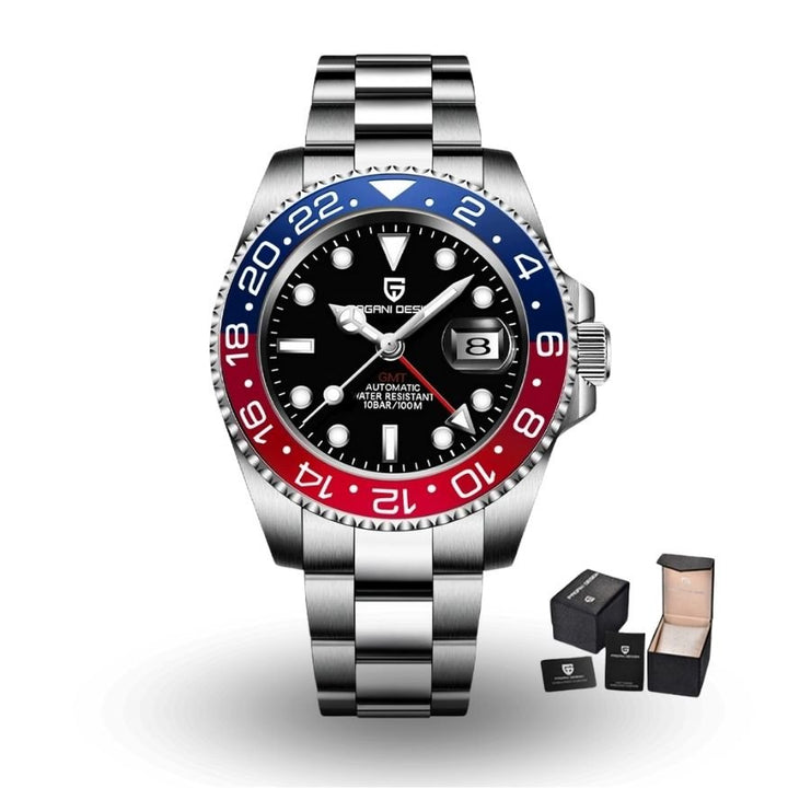 Horizon Automatic Red & Blue Watch - Williams Brothers