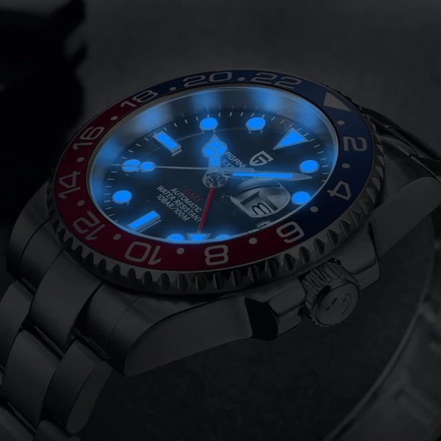Horizon Automatic Red & Blue Watch - Williams Brothers