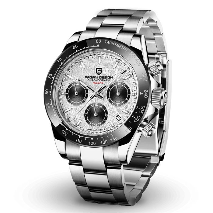 Phantom Quartz Chronograph Watch White - Williams Brothers