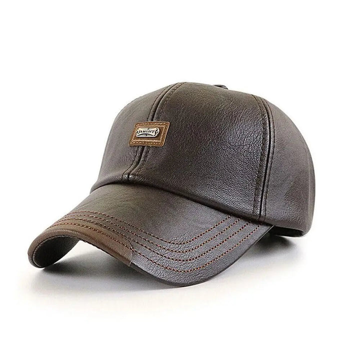 Premium Outback Leather Cap - Williams Brothers