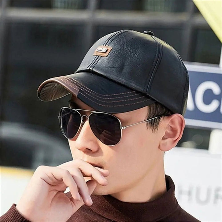 Premium Outback Leather Cap - Williams Brothers