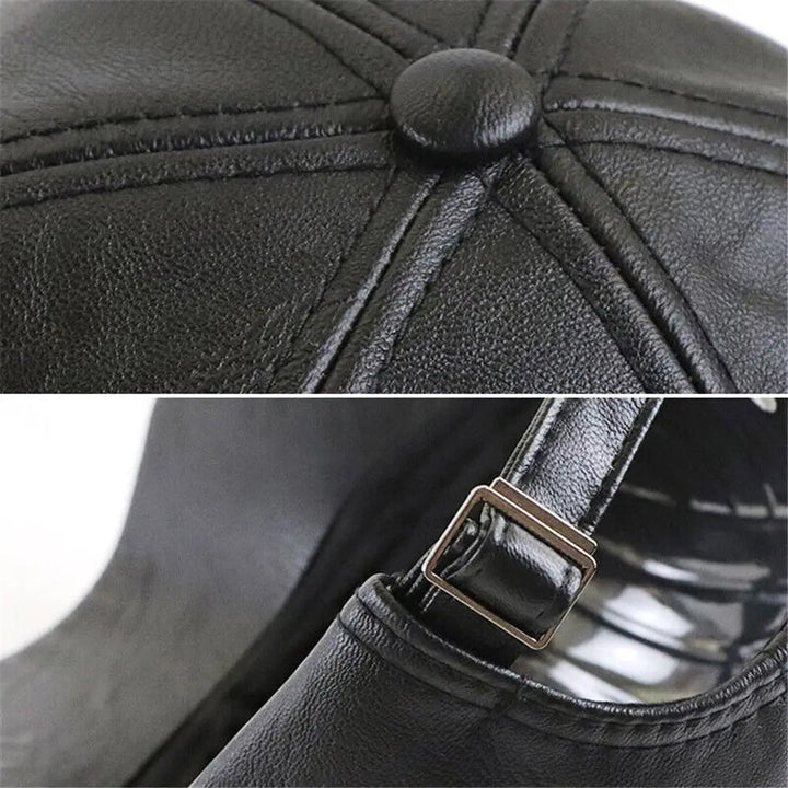 Premium Outback Leather Cap - Williams Brothers
