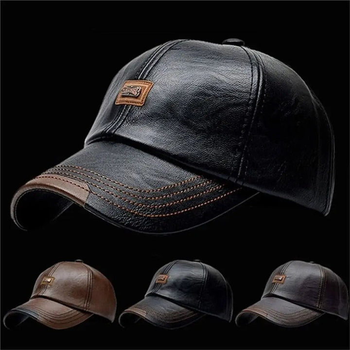 Premium Outback Leather Cap - Williams Brothers