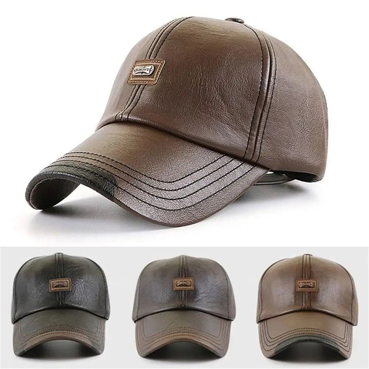 Premium Outback Leather Cap - Williams Brothers