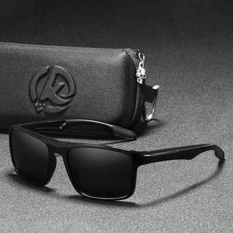Velocity Ultra-light Polarised Sunglasses - Williams Brothers - Bright Black